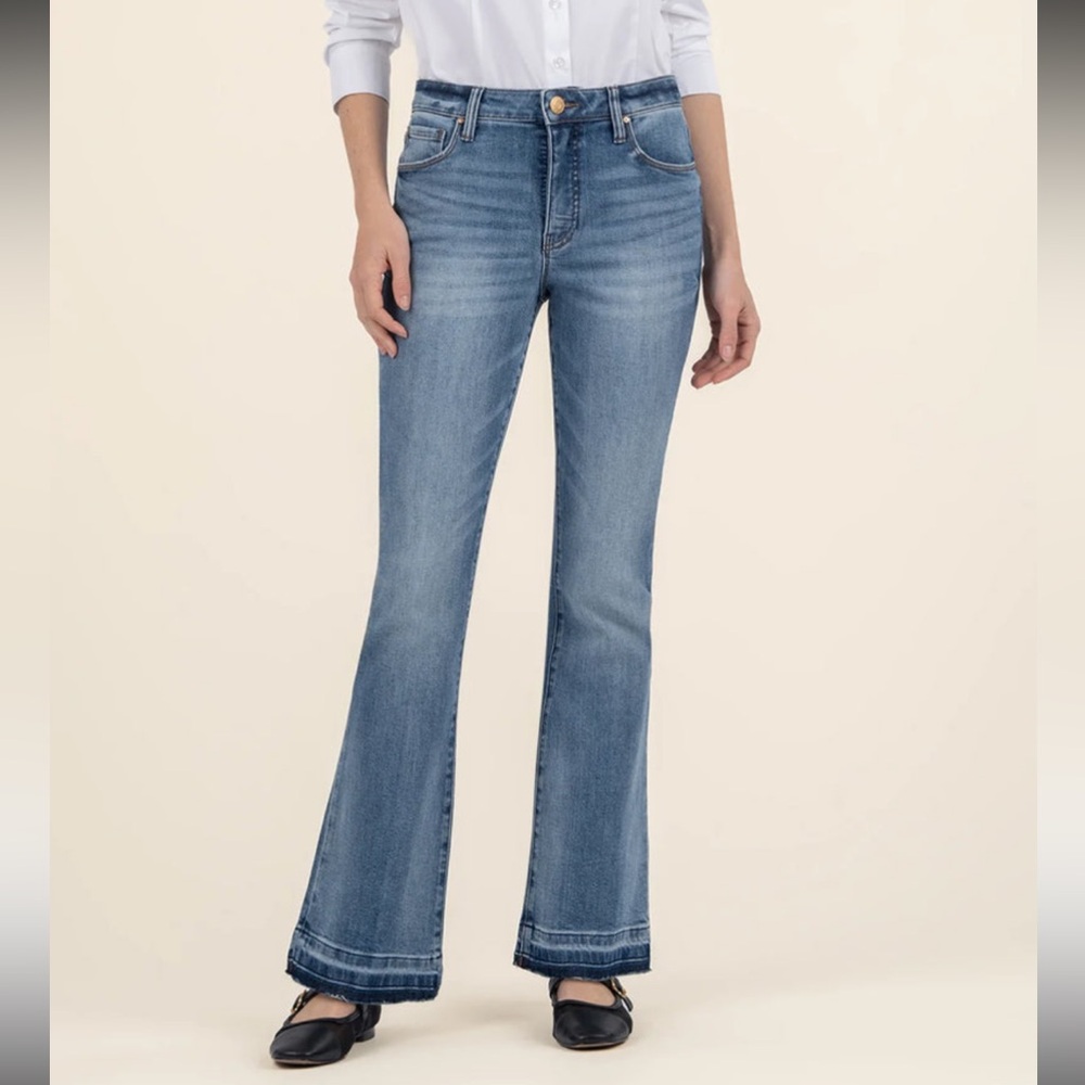 Kut from the Kloth Stella Blue Flare Jeans